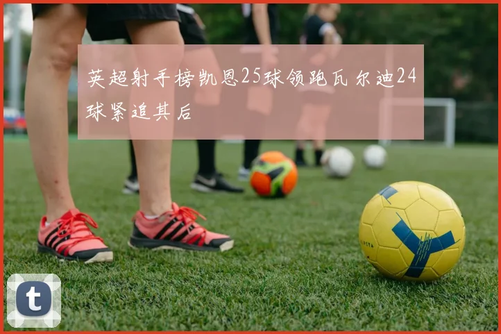 英超射手榜凯恩25球领跑瓦尔迪24球紧追其后